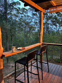 Dine with a relaxing view of nature