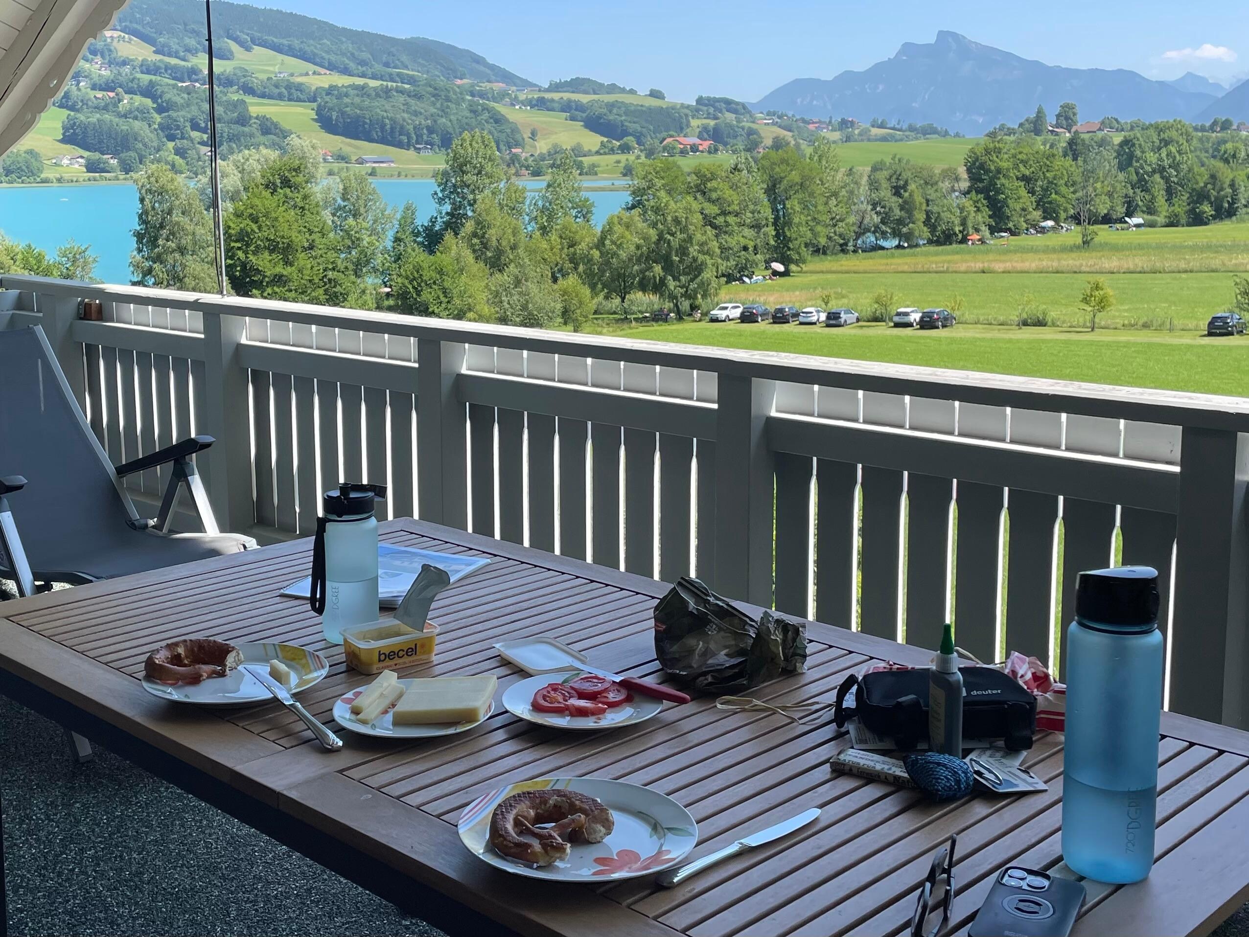 großer Balkon