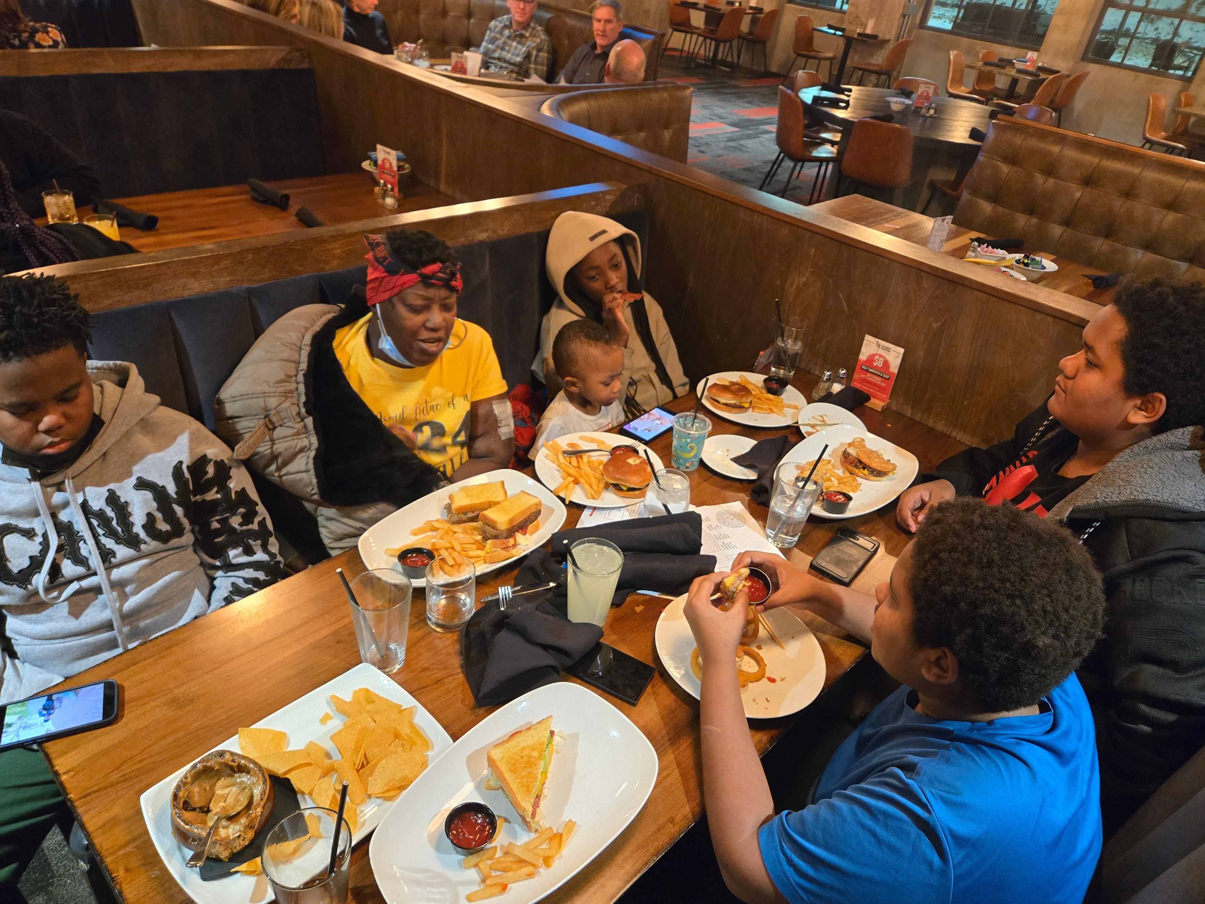 Family at culinary underground 