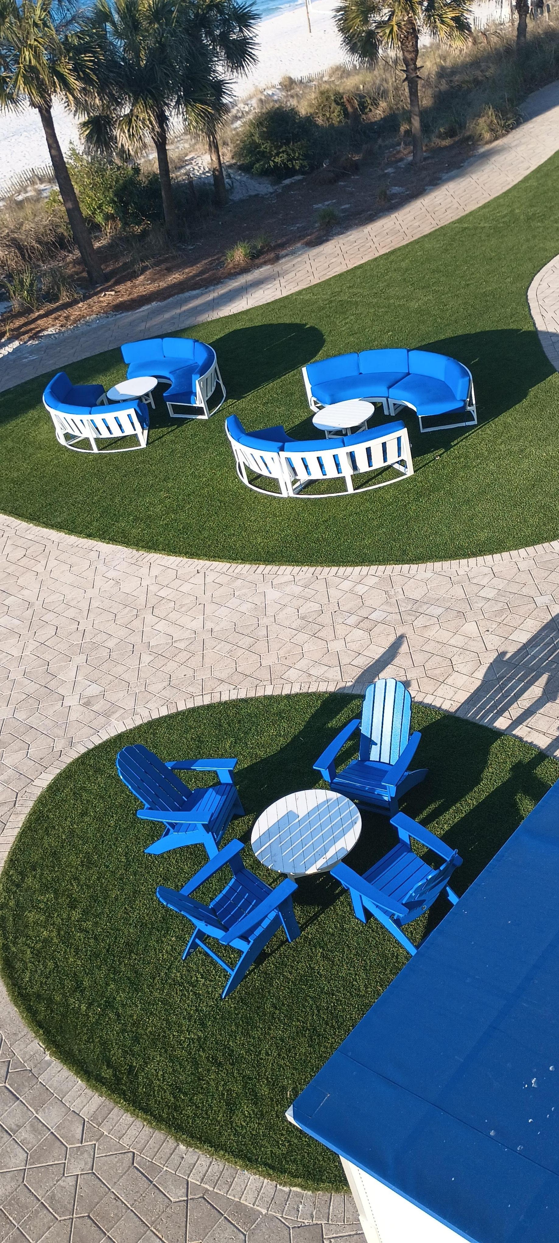 Outside seating area 