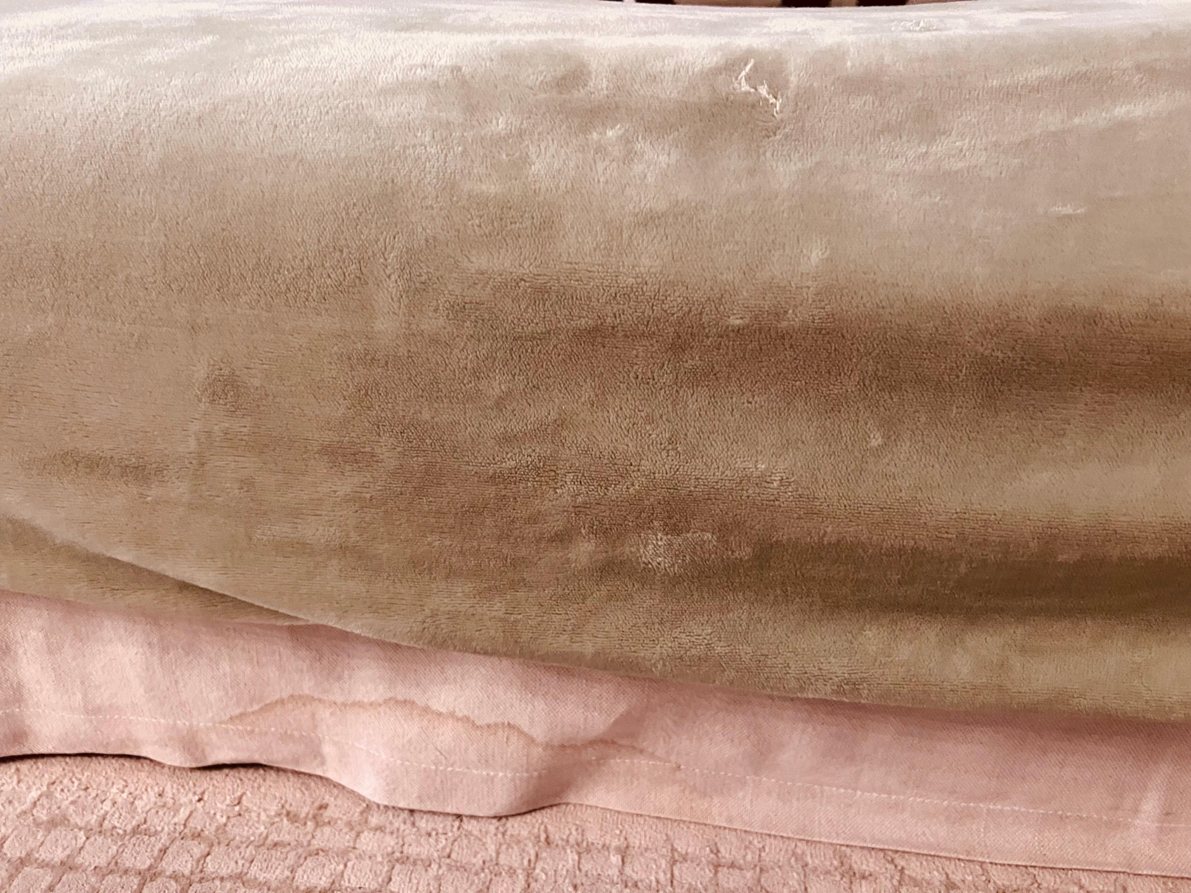 Couch covering stains on cushions. Cover stained too