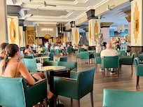 Quite often there is live music at this bar with a violinist, pianist, or guitarist. And not too loud!