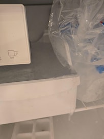 The fridge was broke, and water was all over the kitchen floor from the freezer.