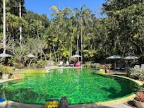 Sister property pool 5 mins walk behind resort