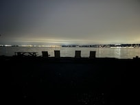 Very relaxing with lounge chairs. Ferry goes back and forth peaceful to watch
