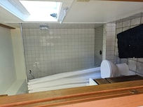 Bathroom with big walk in shower