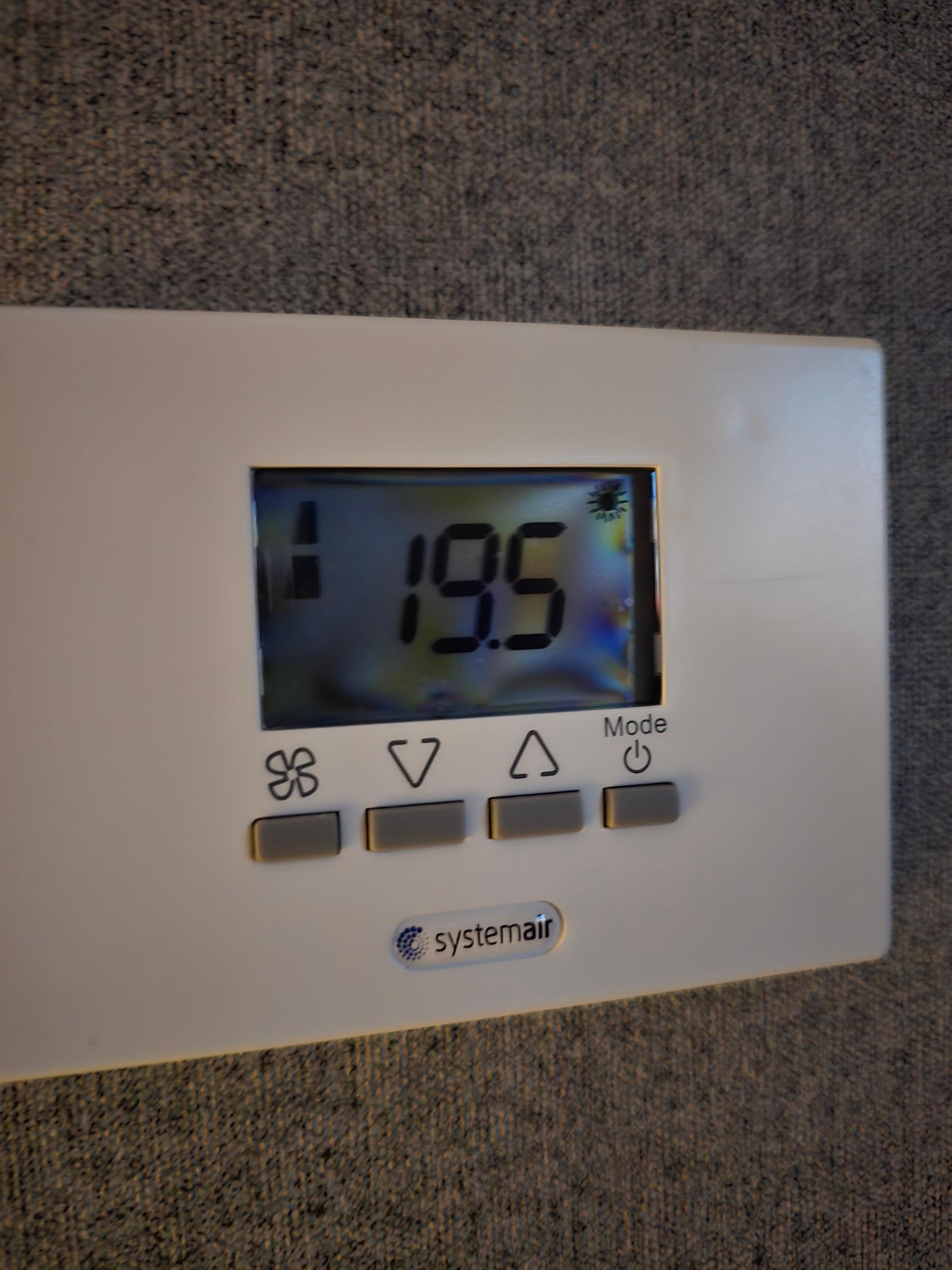 This was as warm as I could get the room. The window was not sealed all the way, causing a breeze to come into the room. Now both my child and I are sick. 