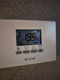 This was as warm as I could get the room. The window was not sealed all the way, causing a breeze to come into the room. Now both my child and I are sick.