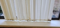 Mold all over curtains on bottom
