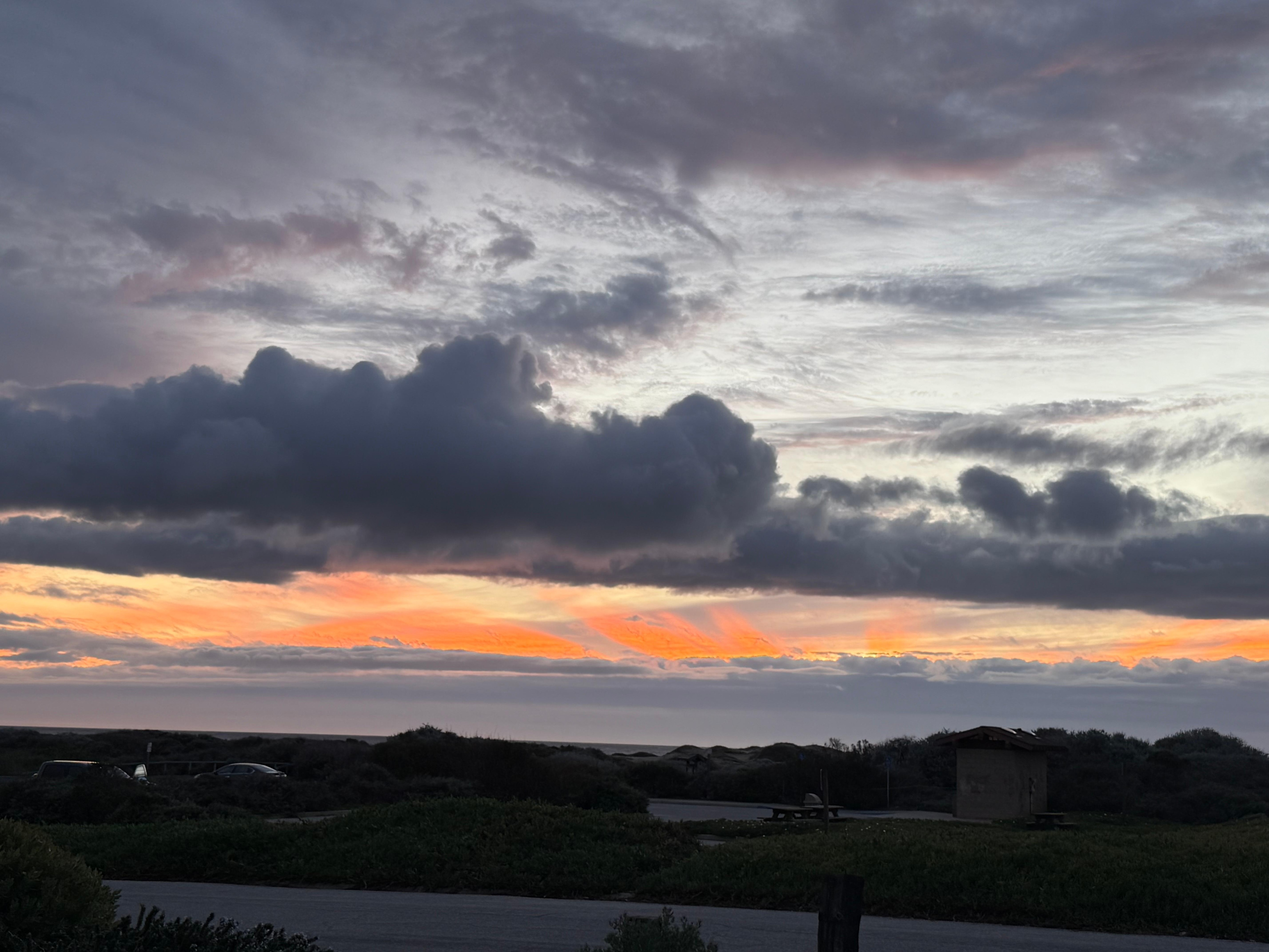 The view from the driveway! 