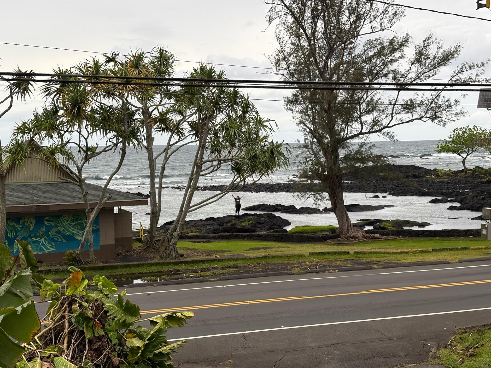 Beach across the street.