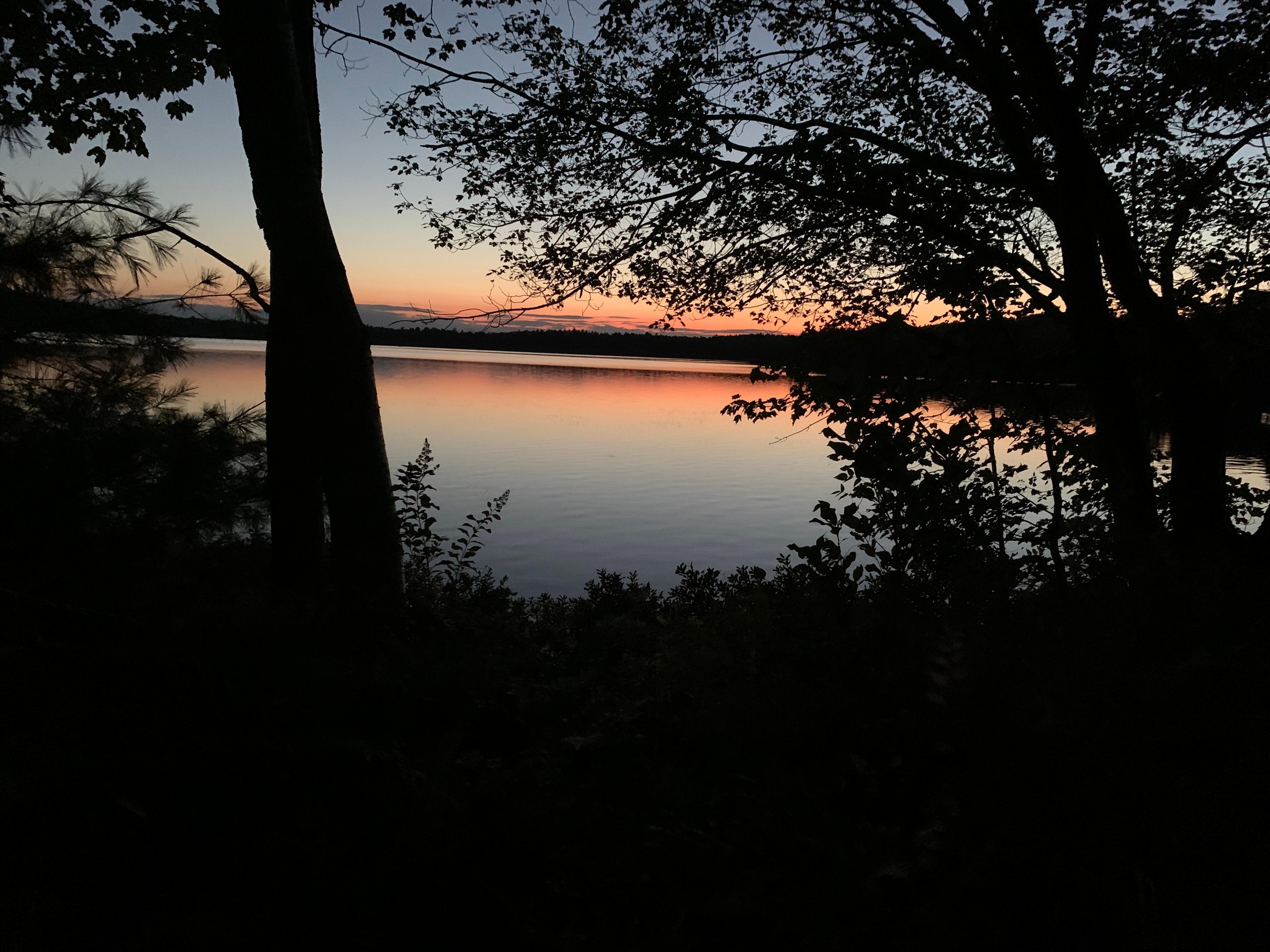 Sunset at Little Lake Sunapee 