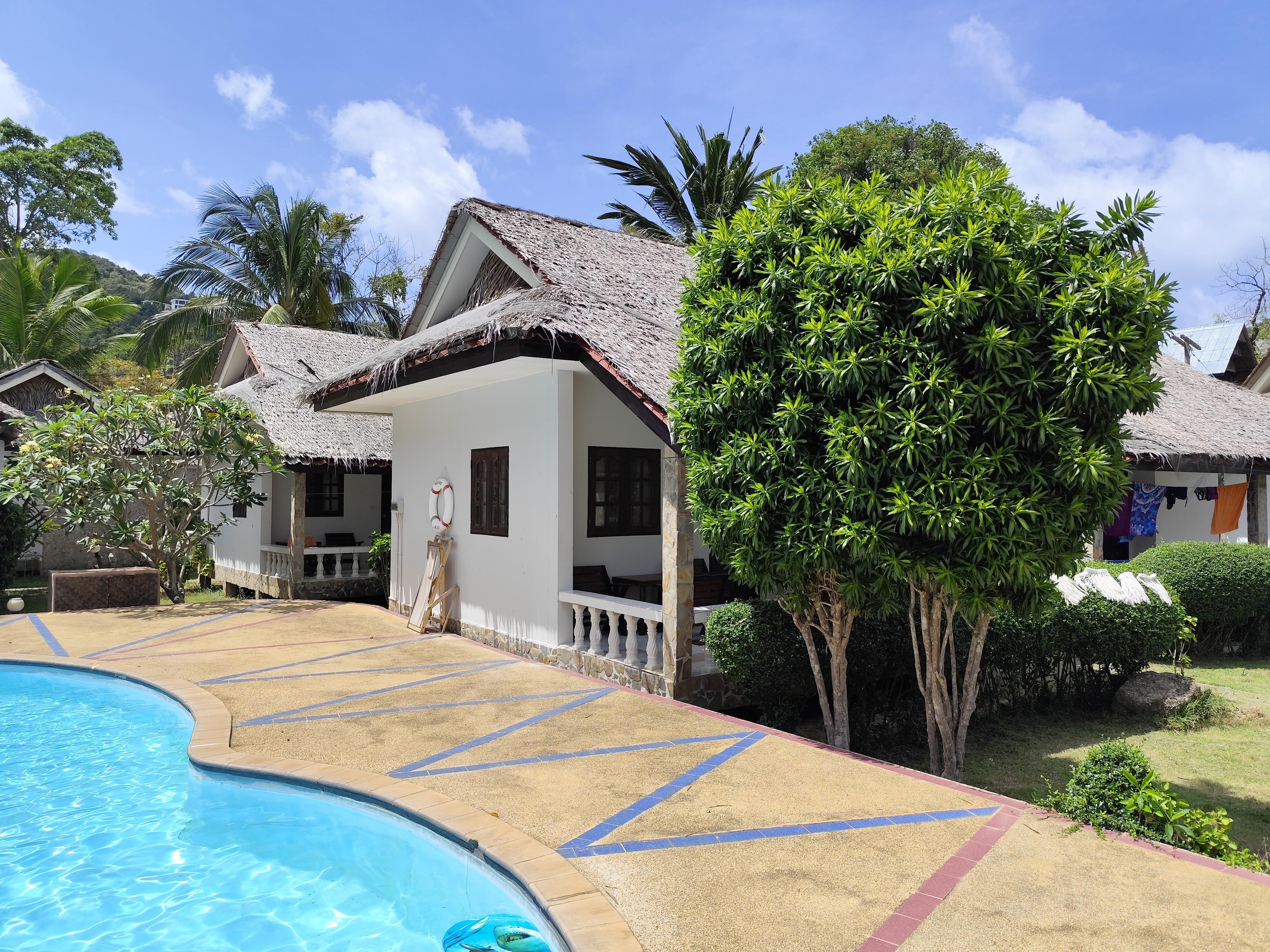 Unser Bungalow am Pool