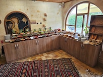 Amazing free Turkish breakfast!