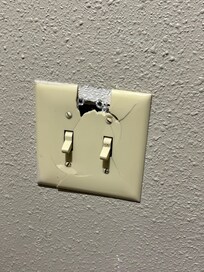Broken light switch