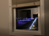 It was near Christmas so the lights from my bed were lovely