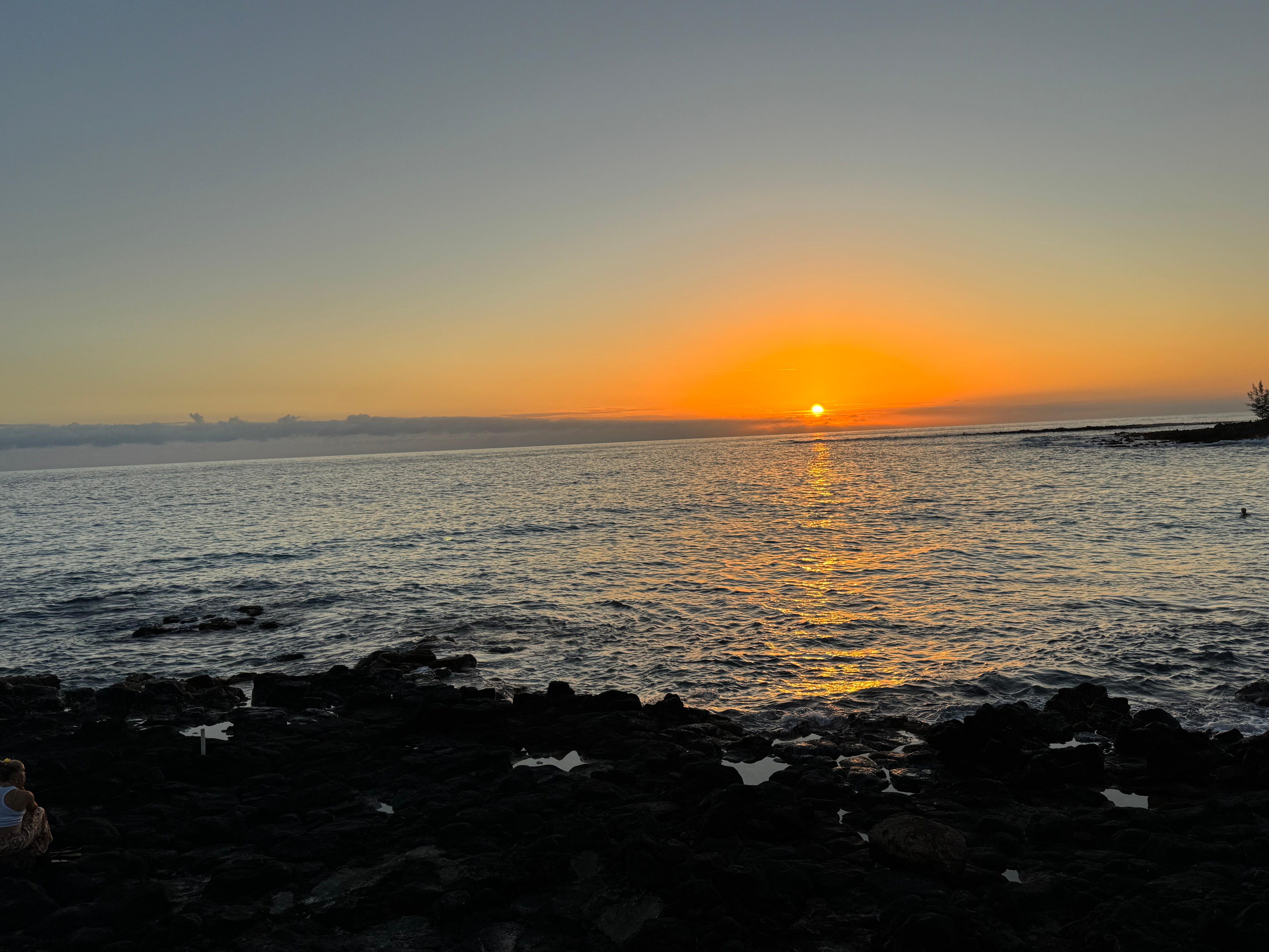 Sunset at the end of the street