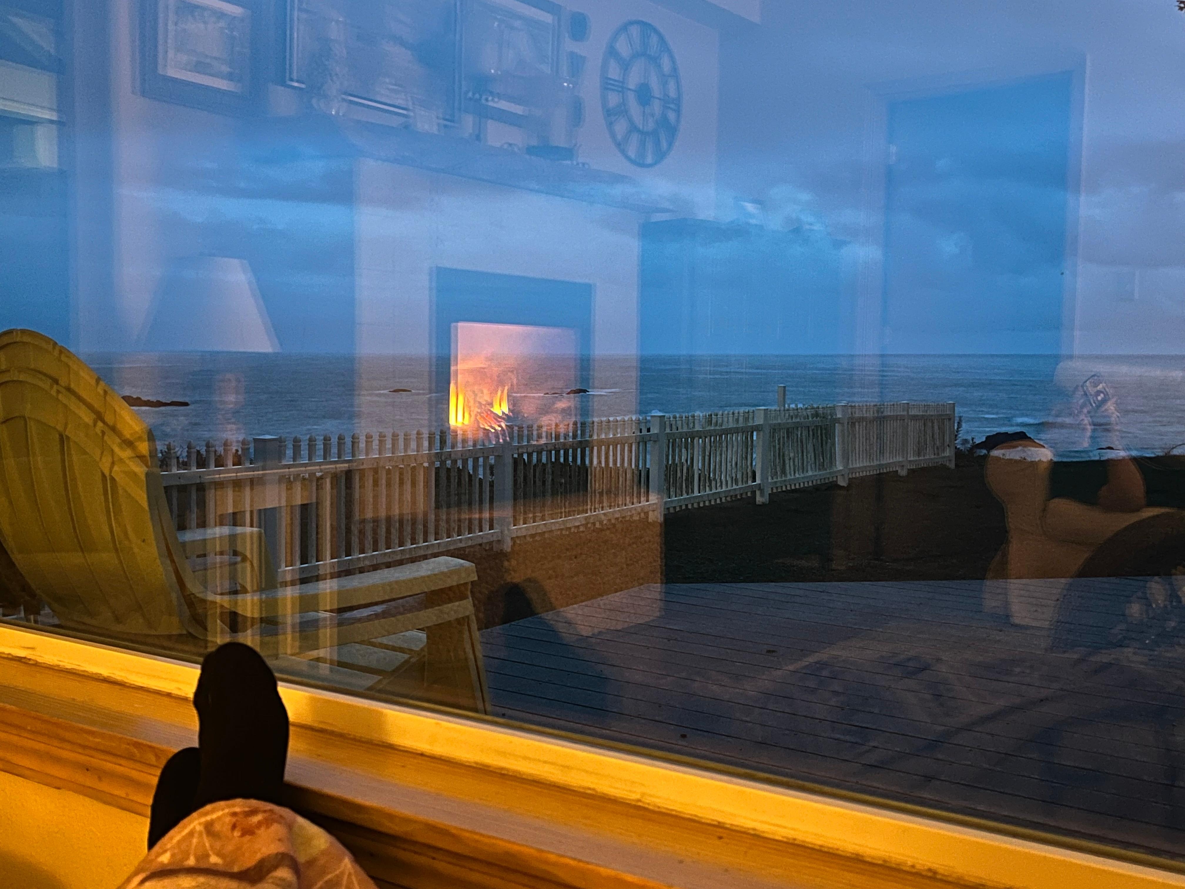 Warming up with a view