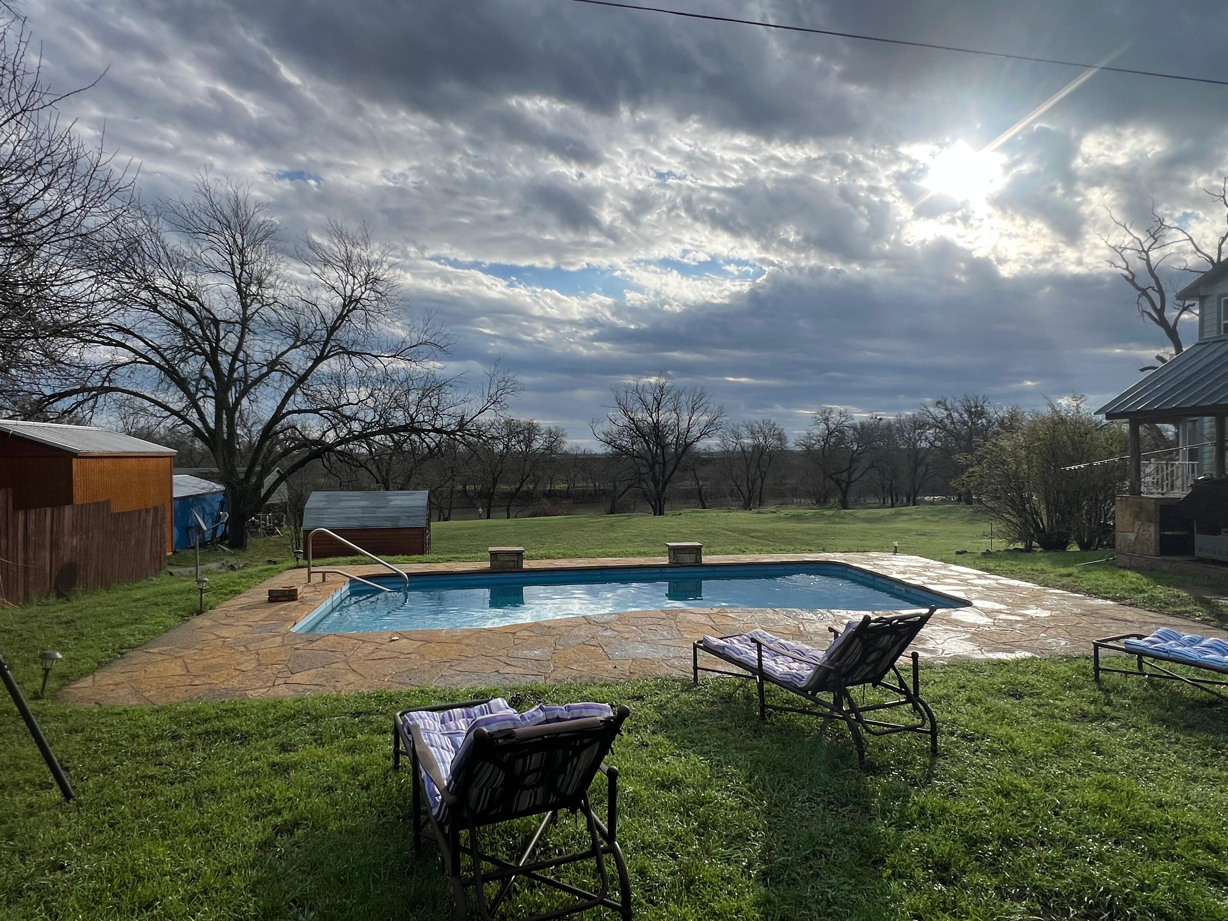 The view from the porch when having our morning coffee.  Very peaceful! 