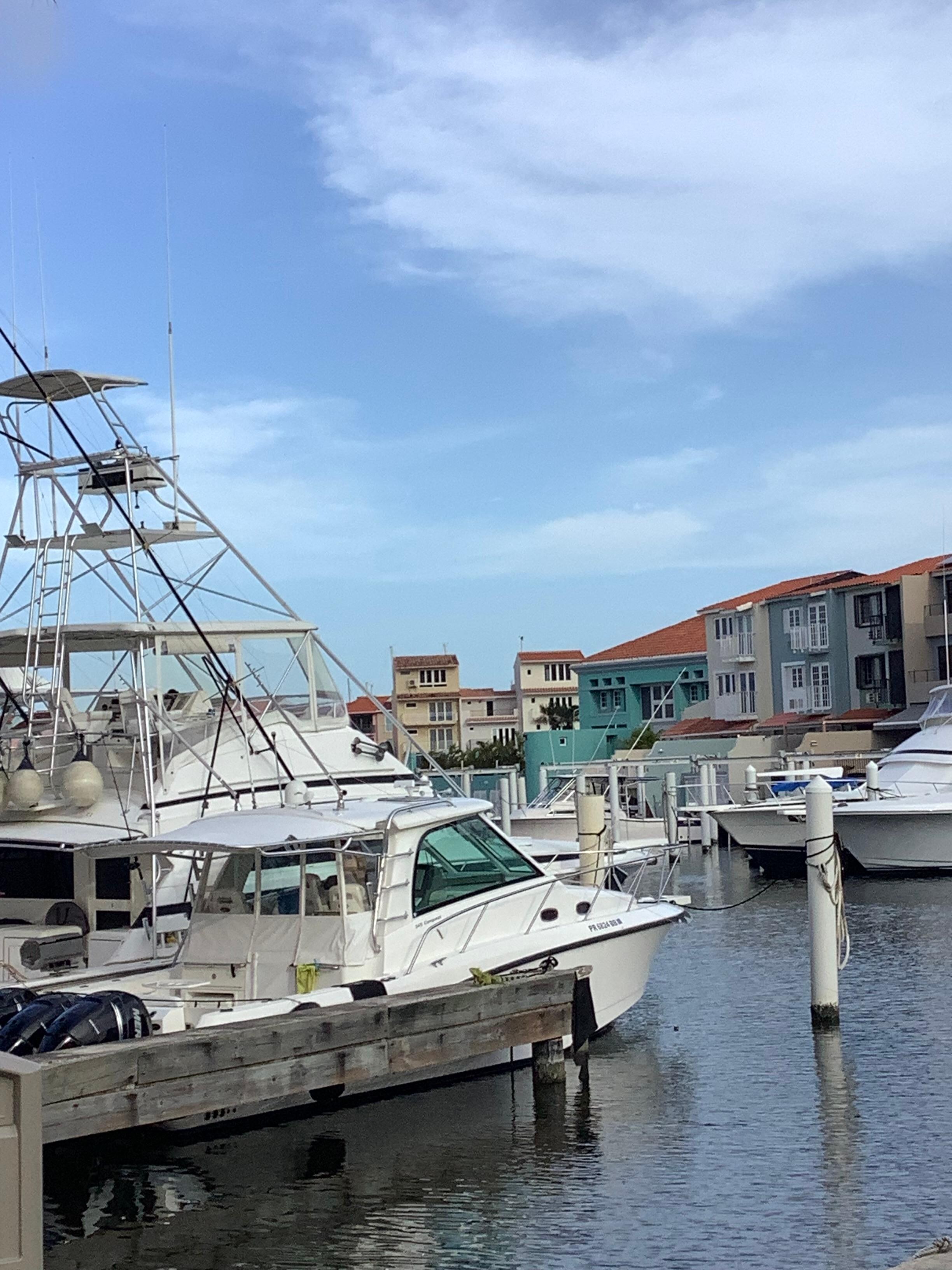 The marina view from our unit