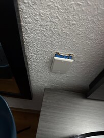 Outlet like this as soon as we walked into the room