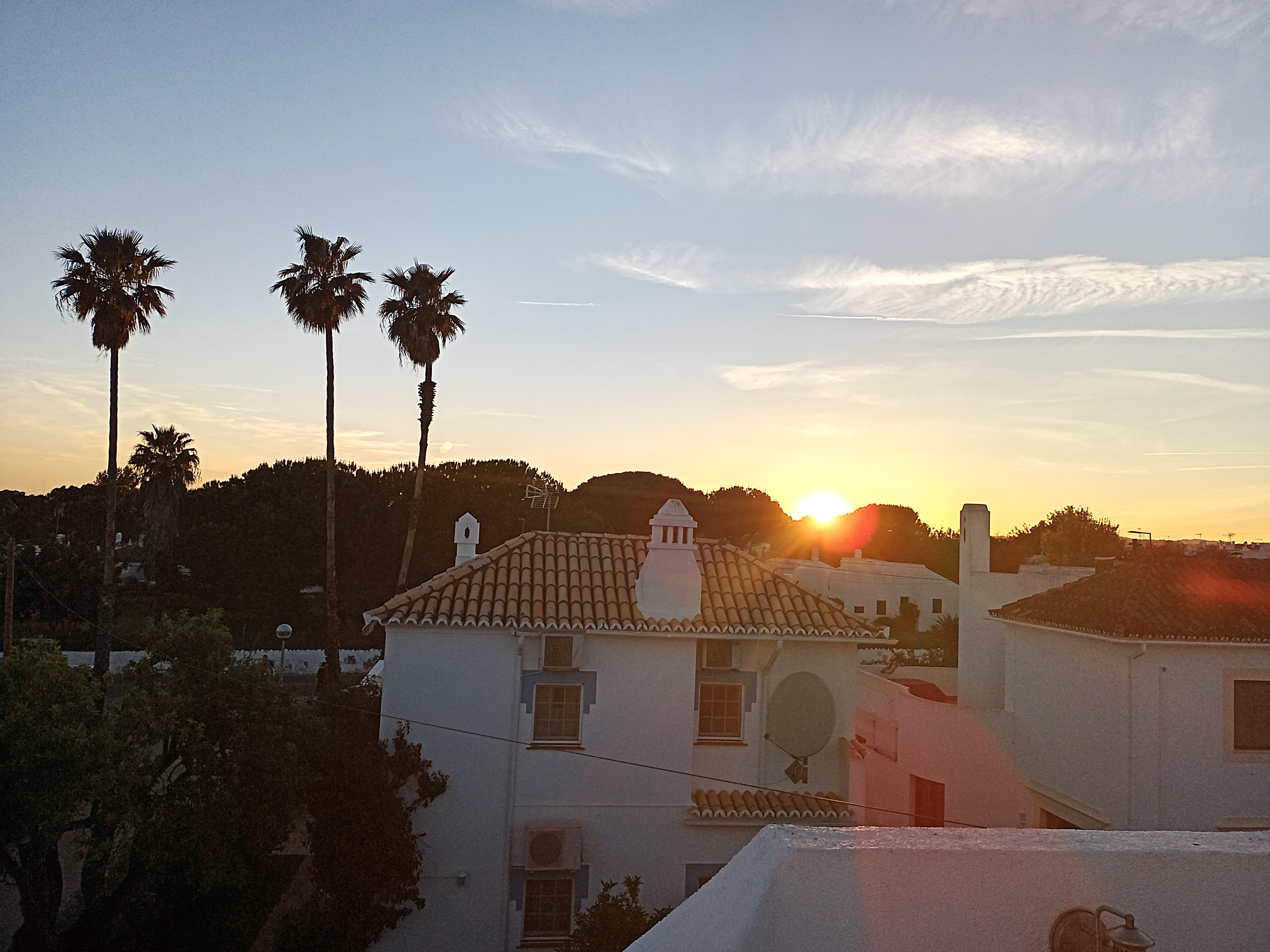 Evening, look over neighbourhood. 