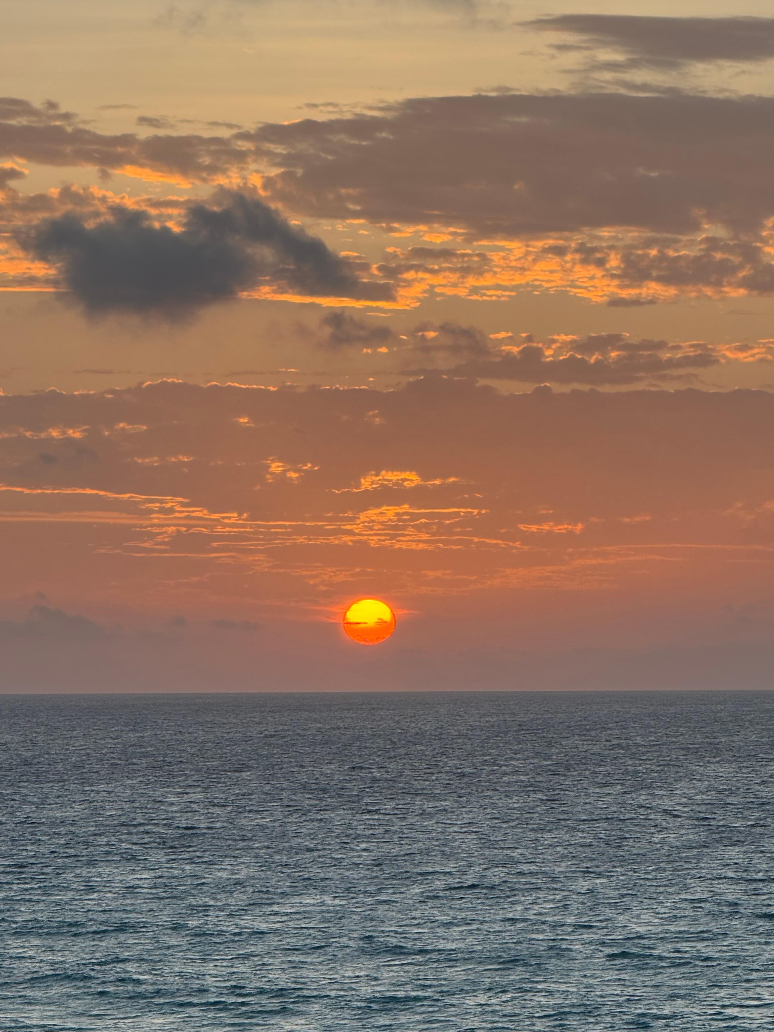 Sunrise every morning!
