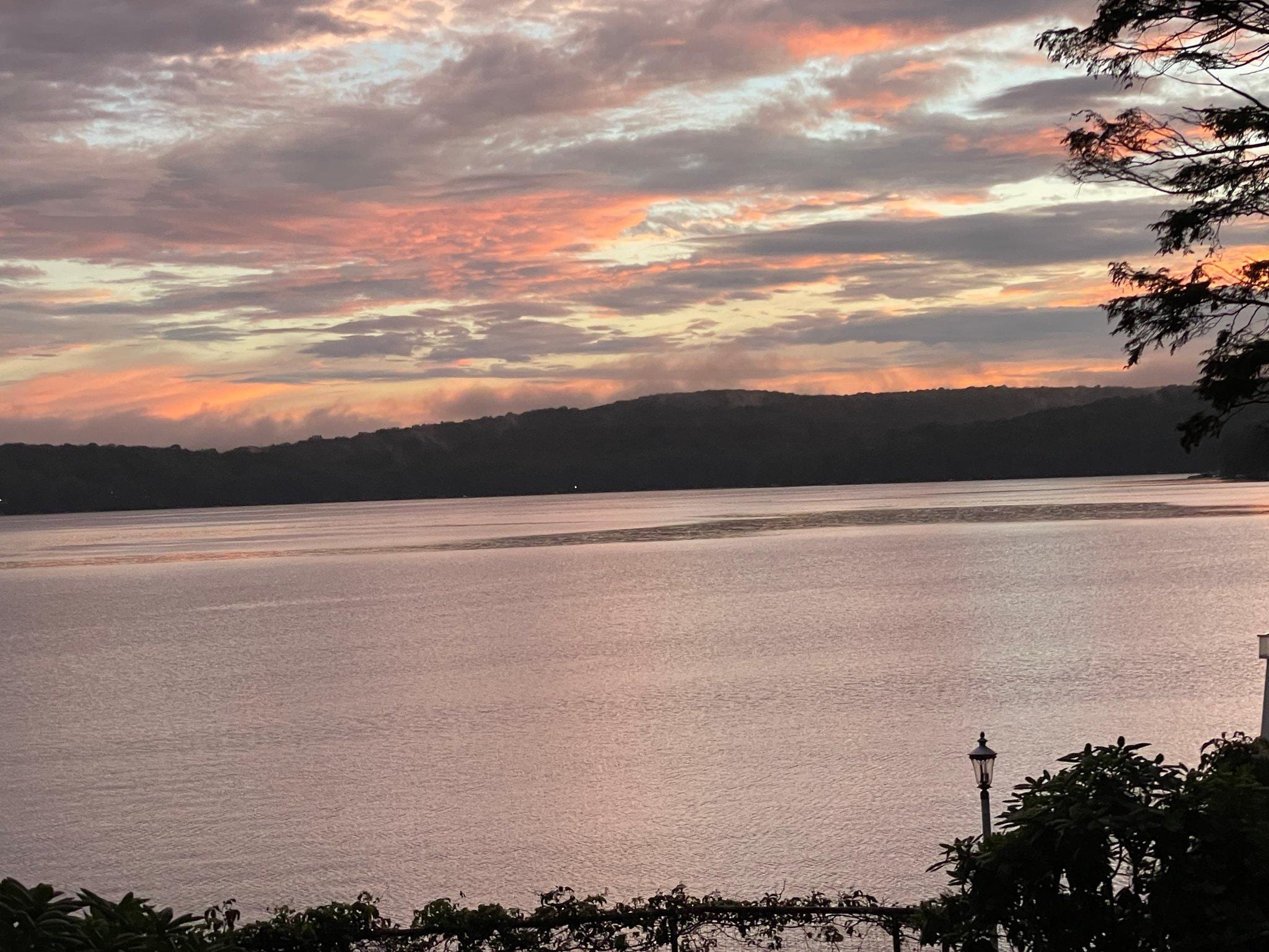 View from screened-in porch