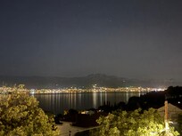 Evening view on the top balcony Villa Rosa.
