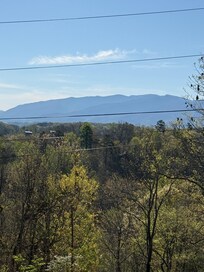 View from deck. Too bad about the power lines.