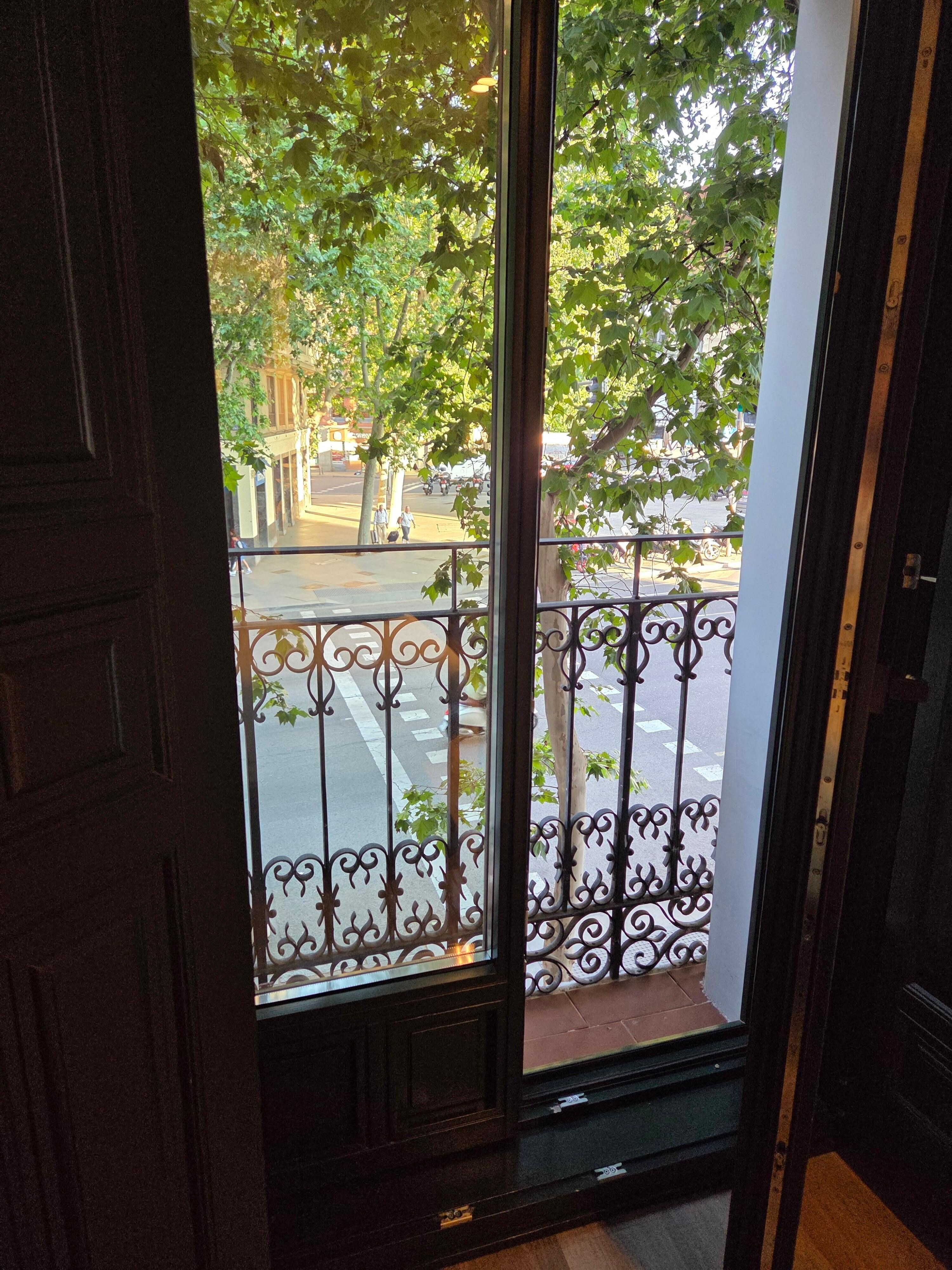 Balcony view. 