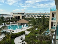 View from one side of balcony.