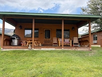 Back of cabin facing river