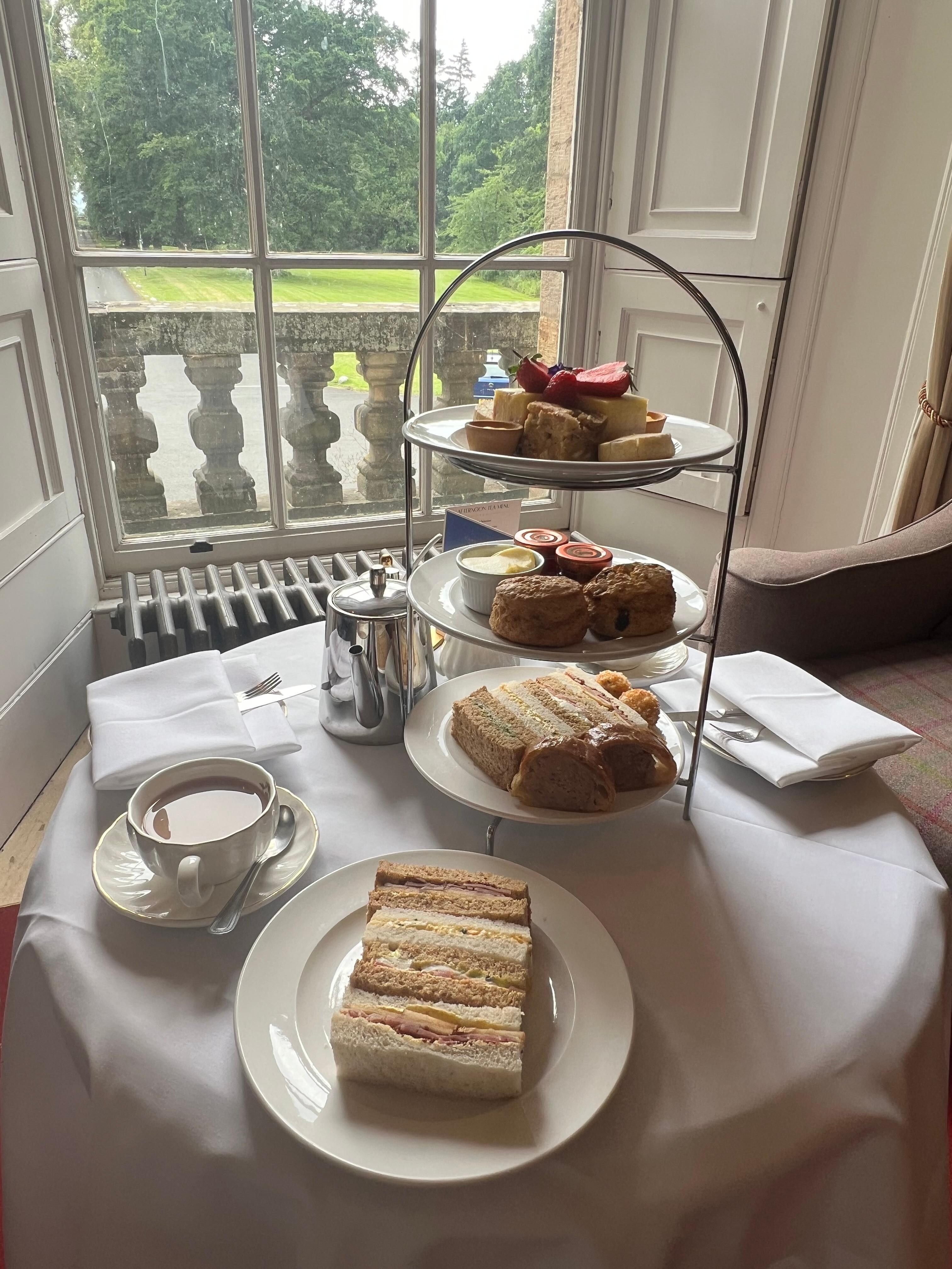 Afternoon Tea in the drawing room