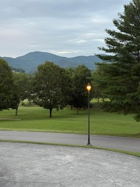 View from balcony.