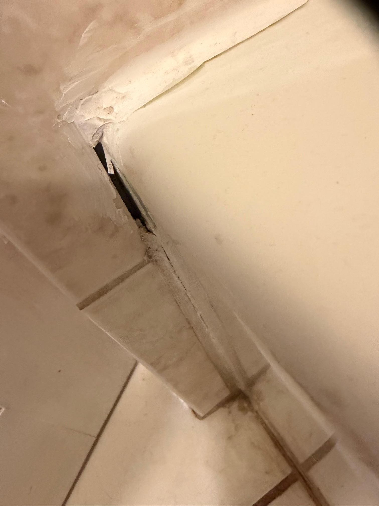 The caulking in both bathrooms was a mess from having been done over and over, plus sections had no caulking.