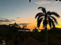 Sunset view from the condo