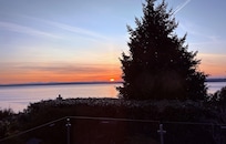 Sunrise from the deck