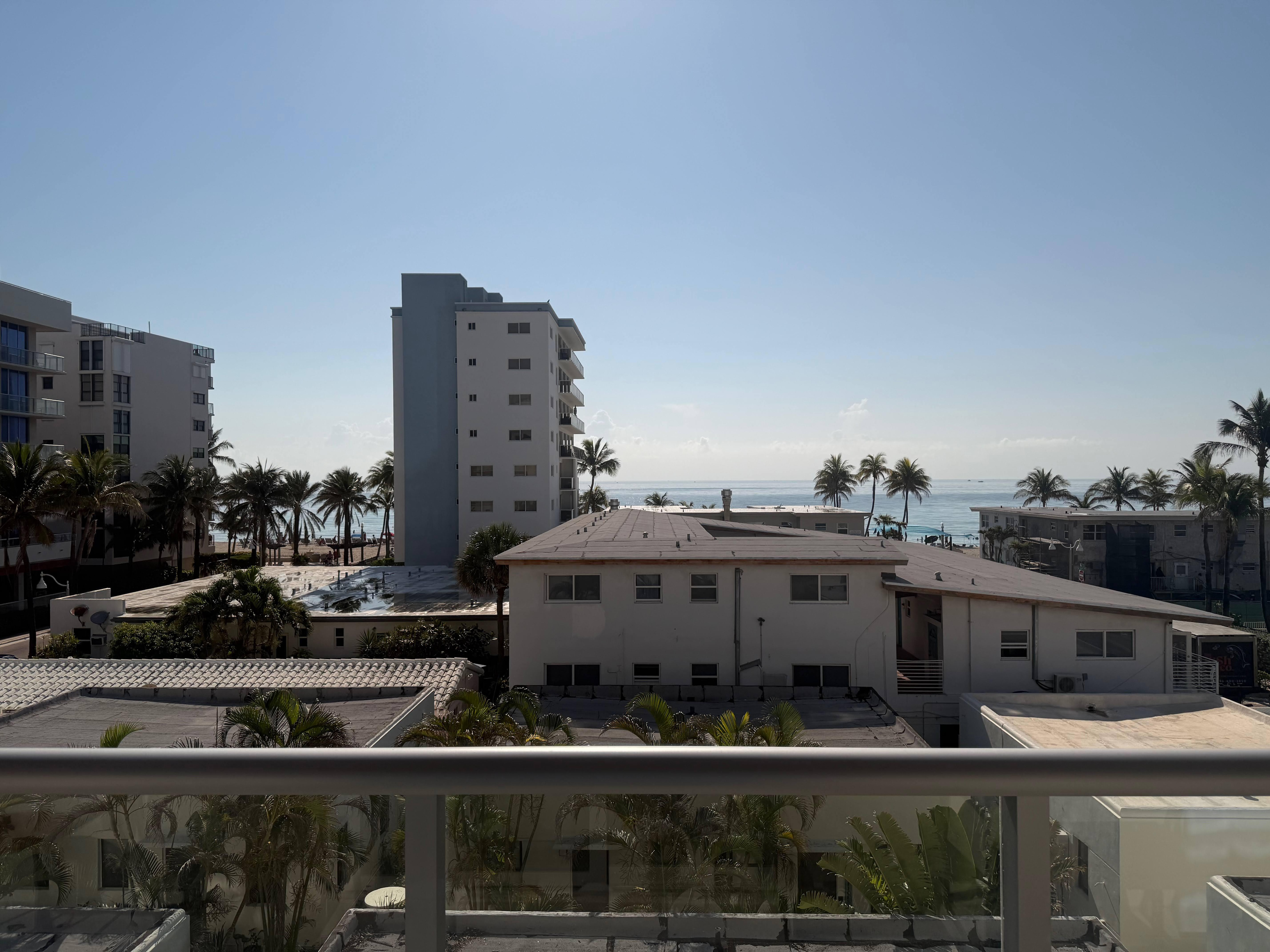 Room balcony back to beach. 