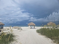 Beach across the street