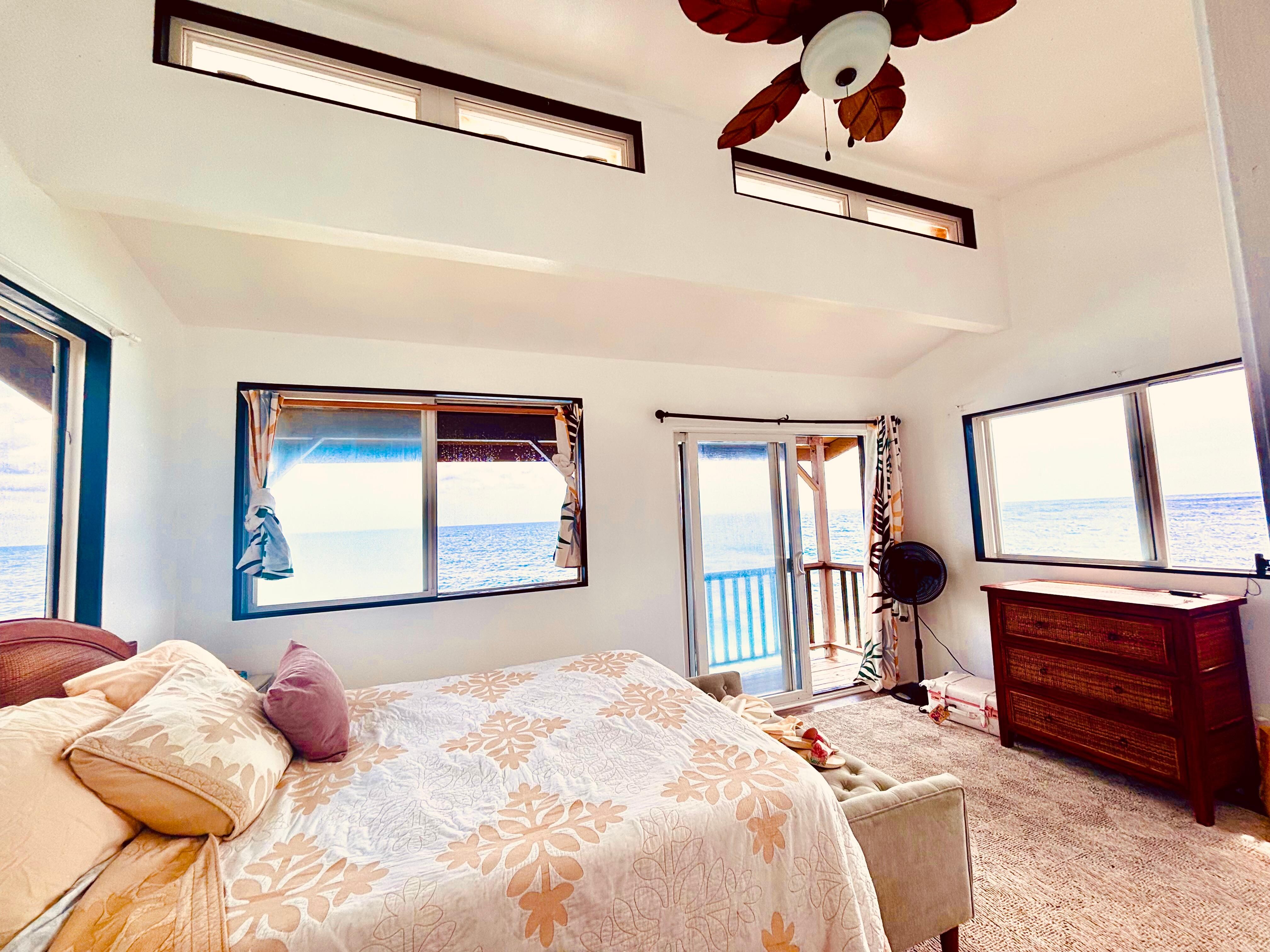 The grand suite with its own private balcony ocean view in almost every direction sunrises will never be the same