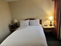 This is the “king” suite we booked. When we complained we were told they don’t have any king. Beds available on the property. That’s false advertisement. We paid for an accommodation that doesn’t exist.