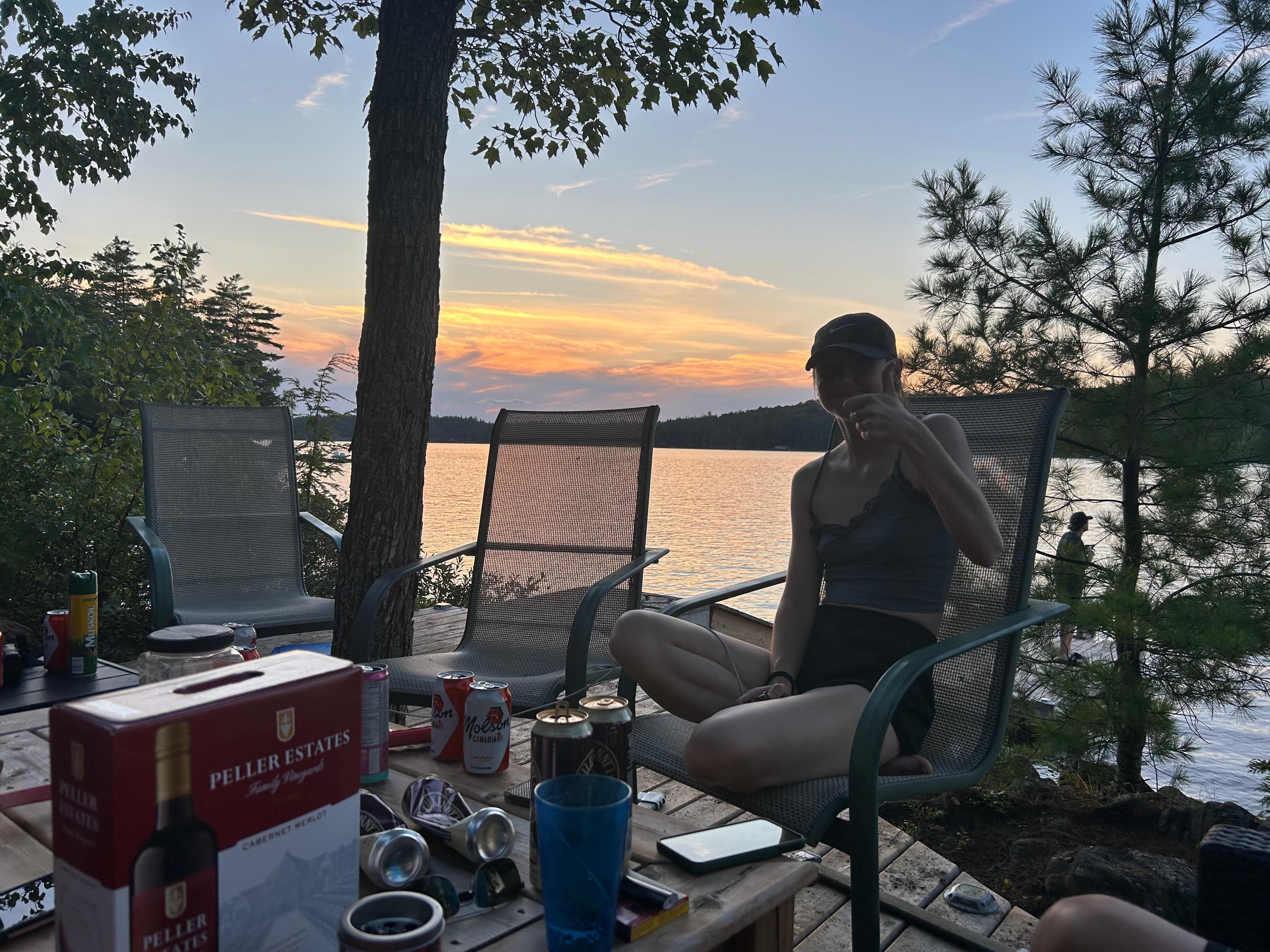 The sunsets are unbelievable.