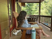 Quiet mornings on the patio are the best!