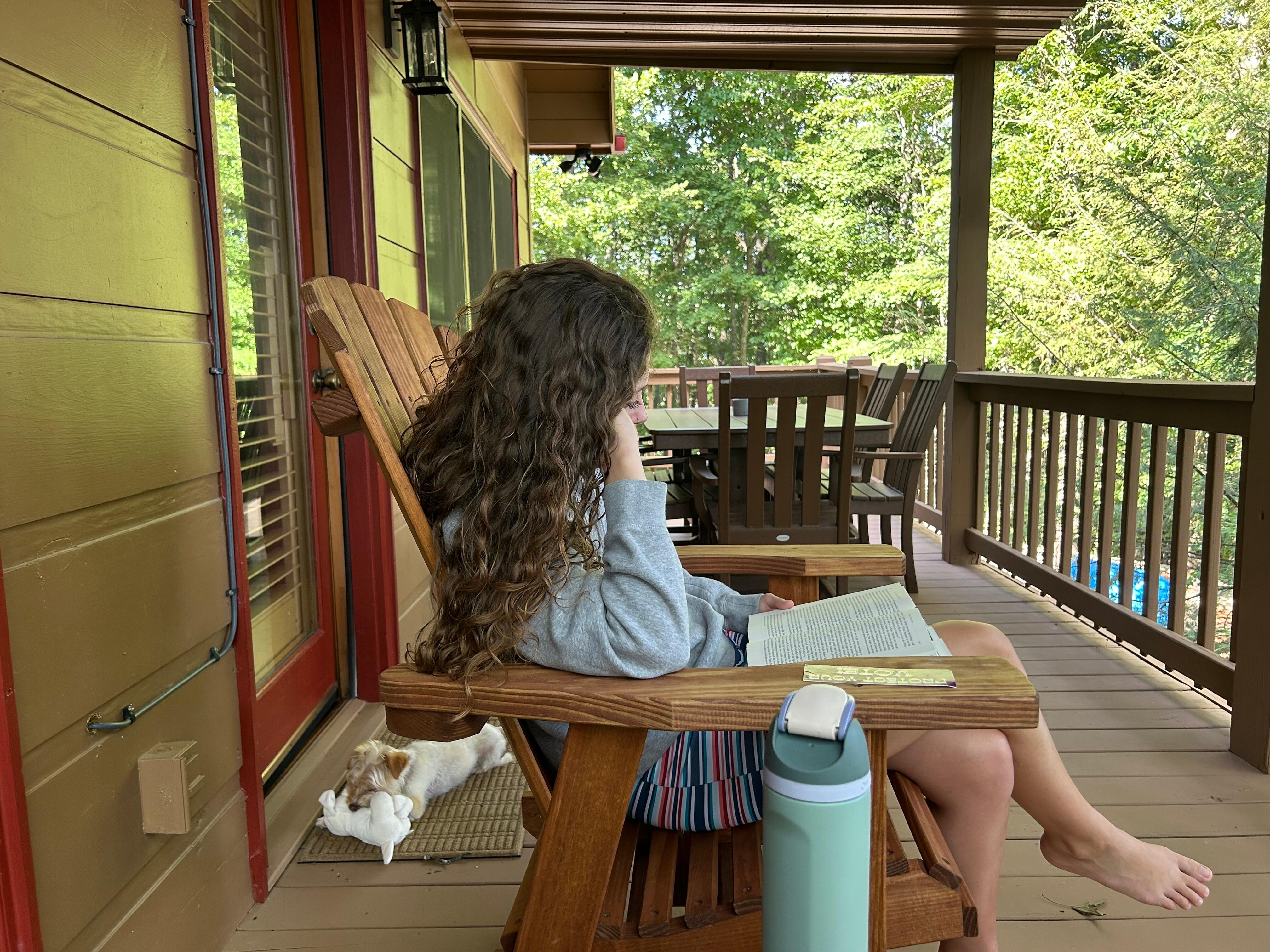 Quiet mornings on the patio are the best! 