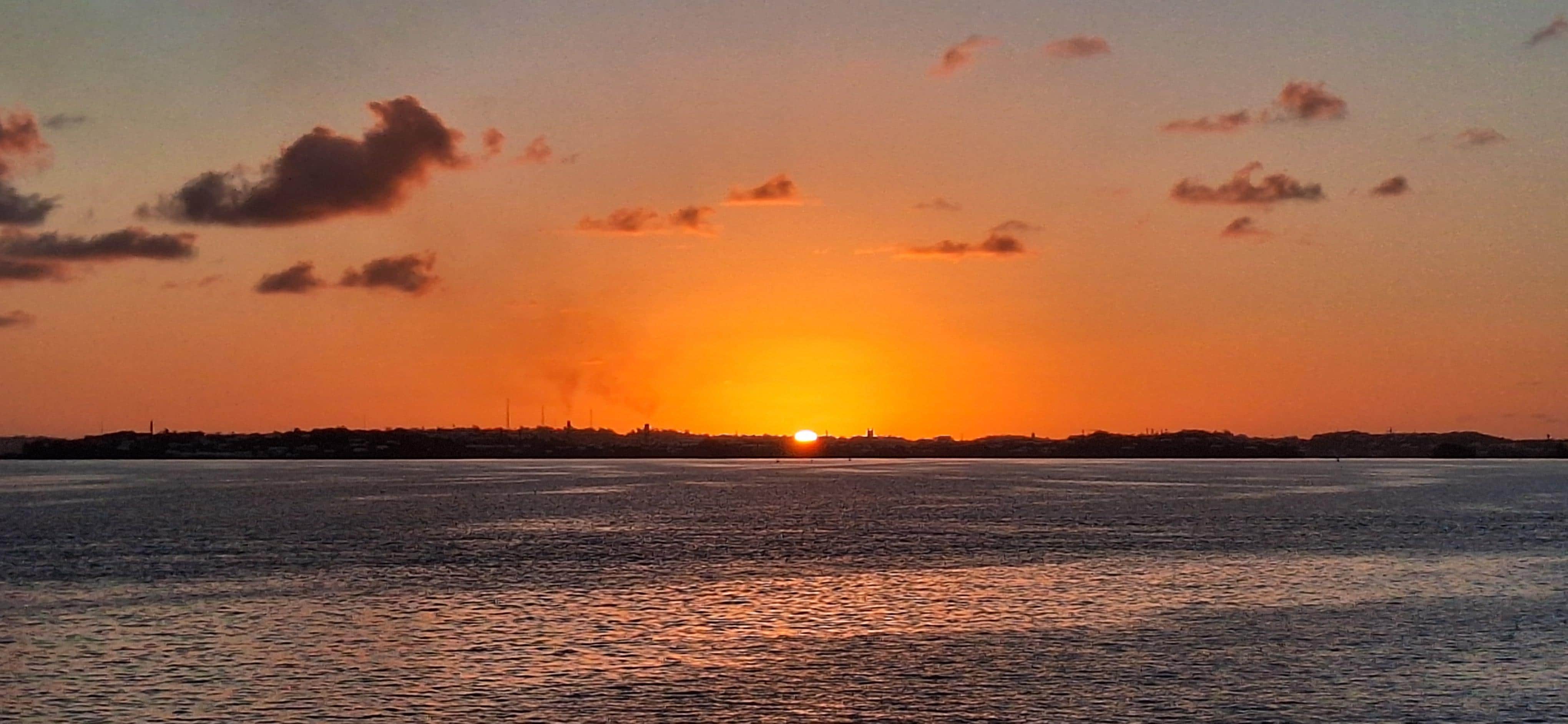 Sunrises are beautiful from the patio.