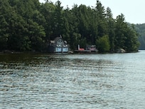 Home across from the dock