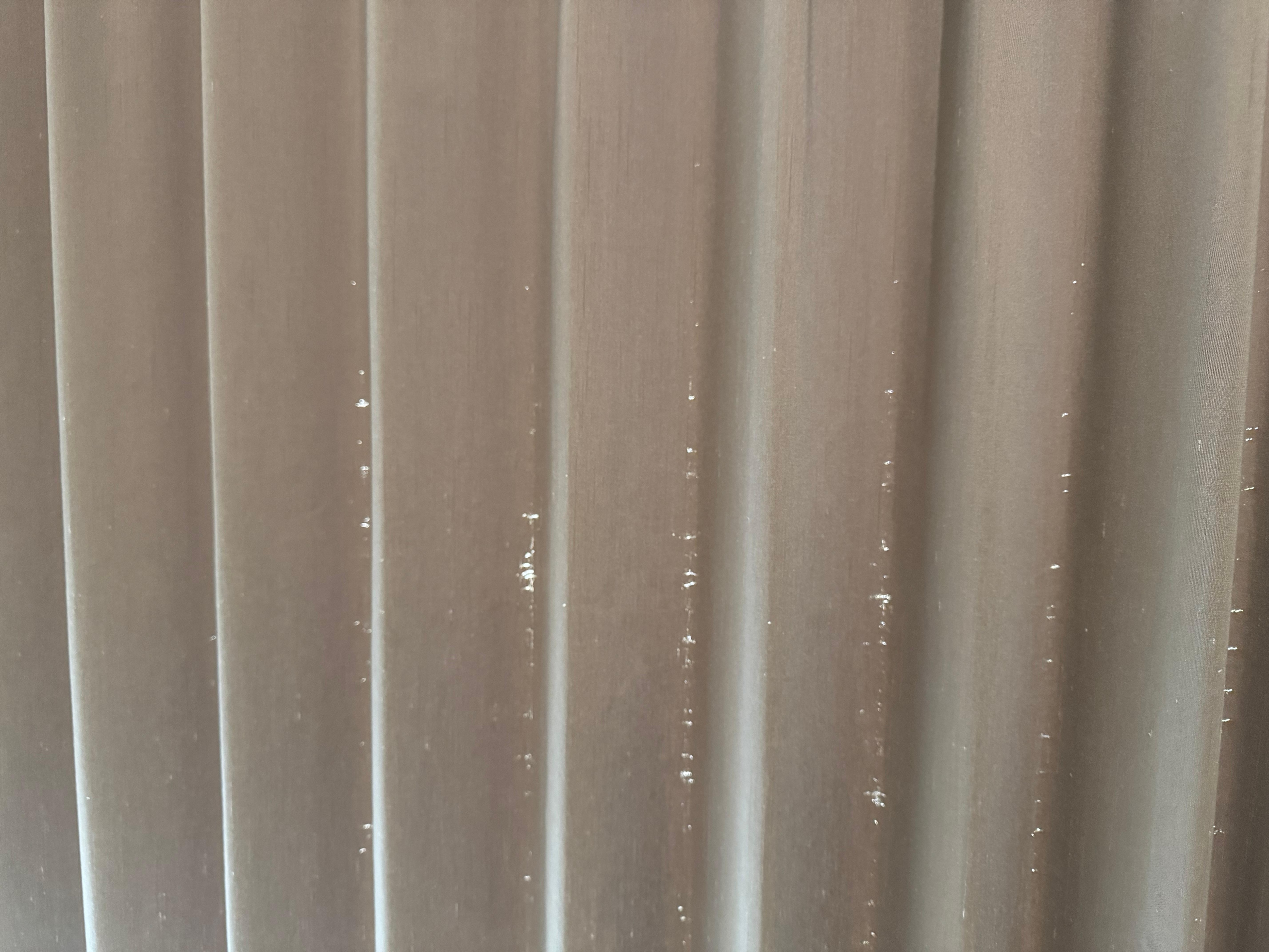 Torn window coverings