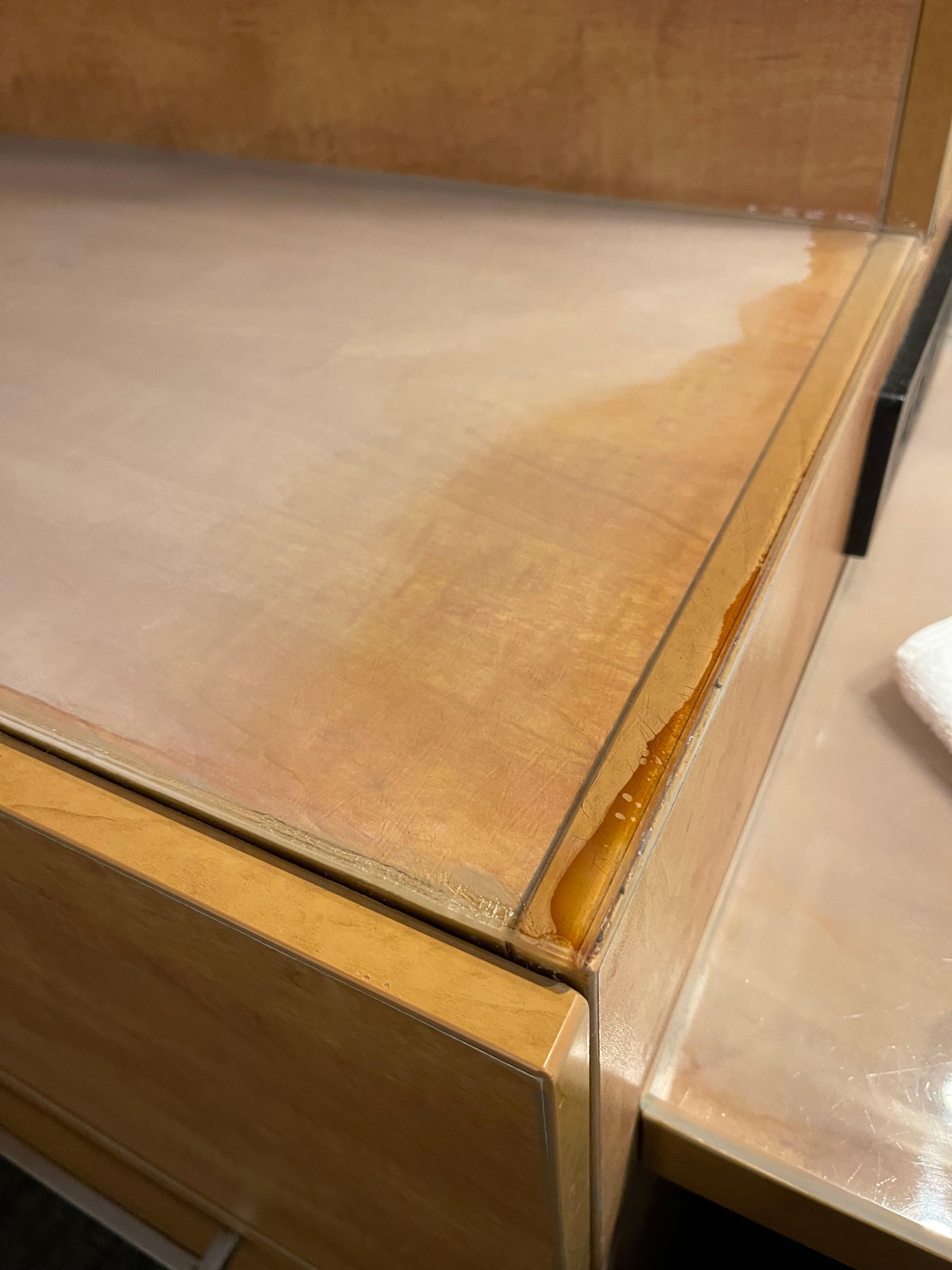 Counter and desk area 