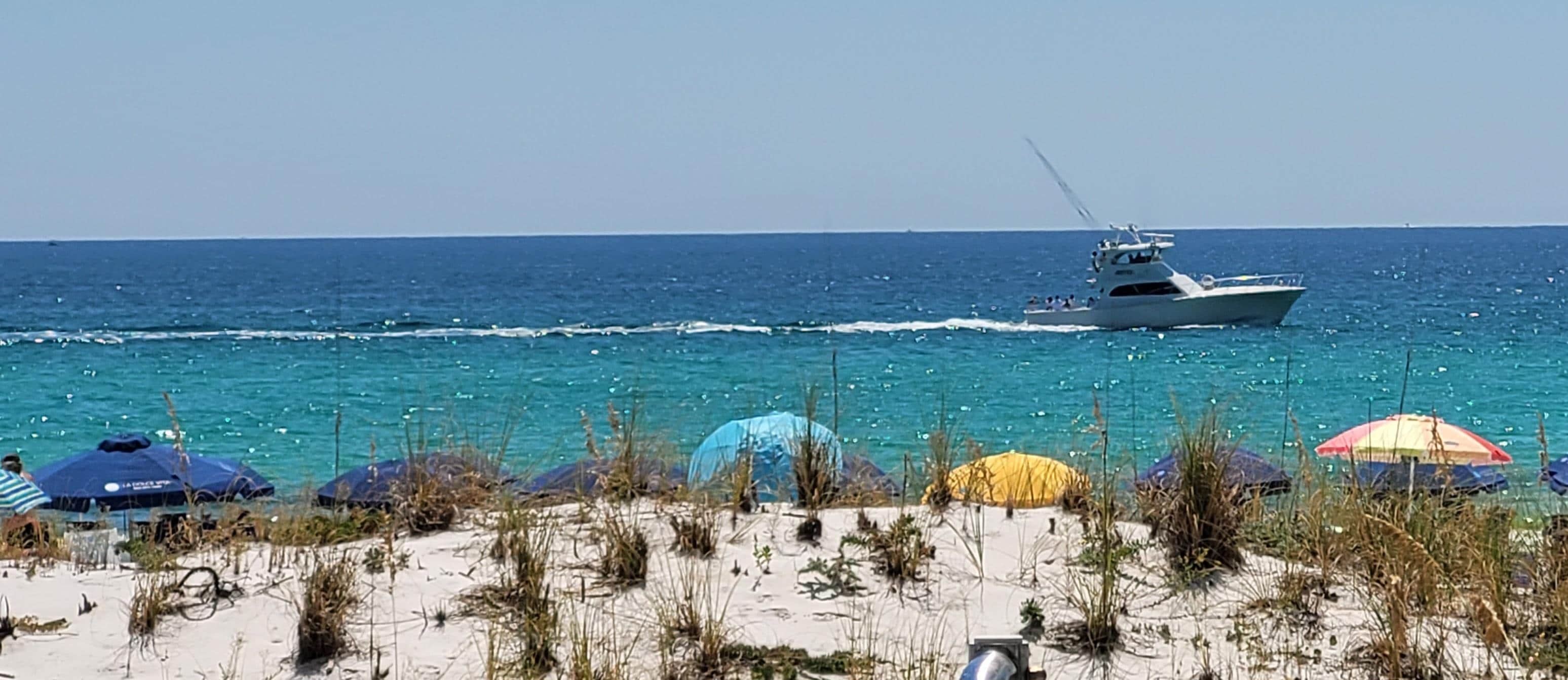 Small dune in front of our Lani but we were able to see over it.